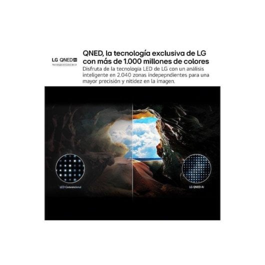 TV LG QNED QNED8E 55" 4K Smart TV HDR10 Pro IA Gaming
