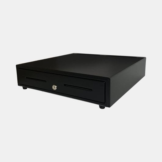 Cajão de dinheiro Premier 460 HQ-B aço preto 24 V 5/8 compartimentos