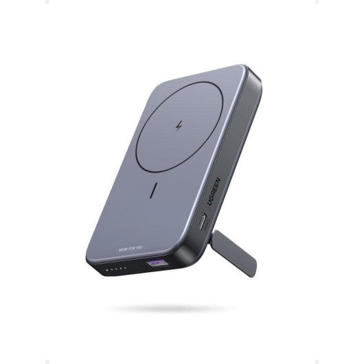 Batería externa Ugreen PB206 10000mAh MagSafe 20W Carga Rápida Wireless Gris