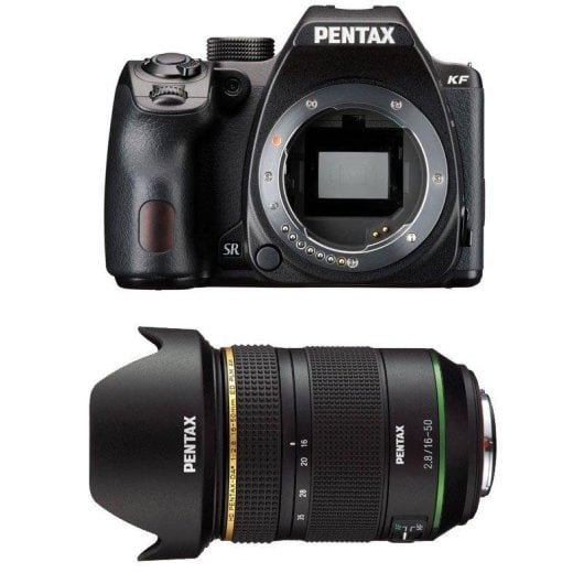 Appareil Photo Reflex Pentax KF 24,24 MP Zoom Optique 16-50 mm Capteur CMOS WiFi Écran Orientable Résistant