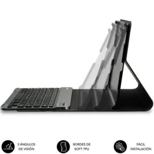 Funda con teclado Bluetooth Subblim Keytab Pro BT Lenovo Idea Tab 11" QWERTY extraíble negro