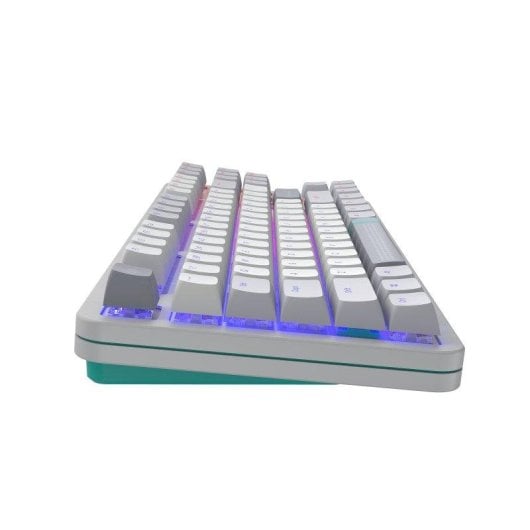 Teclado mecânico Dark Project Alu87A Daylight Layout ANSI RGB alumínio