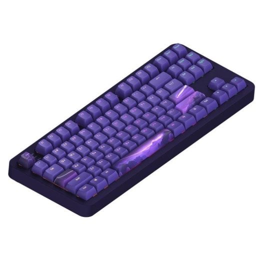 Teclado mecânico Dark Project Celestial Layout ANSI RGB TKL alumínio