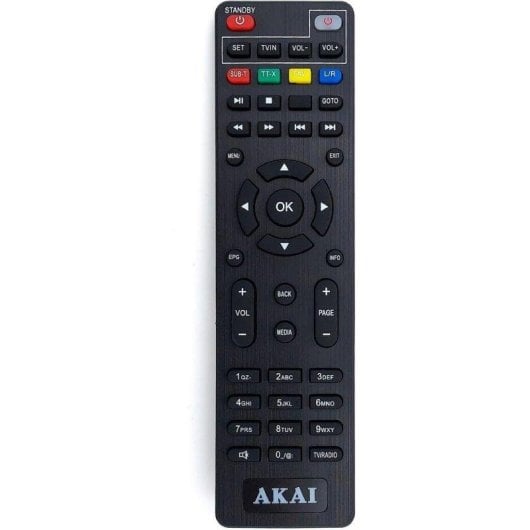 DVB-T2 Receiver Akai HEVC 265-10 Bit HD HDMI USB Scart 1000 Kanäle