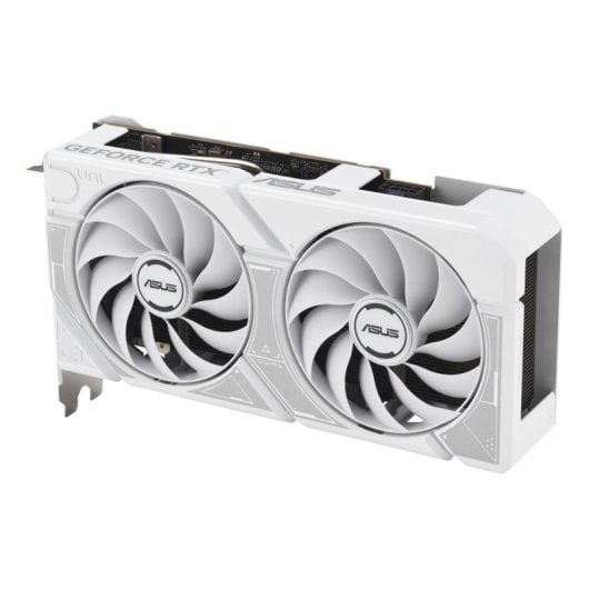 Tarjeta Gráfica ASUS GeForce RTX 5060 Dual 8GB GDDR7 Reflex 2 RTX AI DLSS4 White