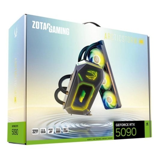 Tarjeta Graphique Zotac GAMING GeForce RTX 5090 ARCTICSTORM AIO 32GB GDDR7 Reflex 2 RTX AI DLSS4