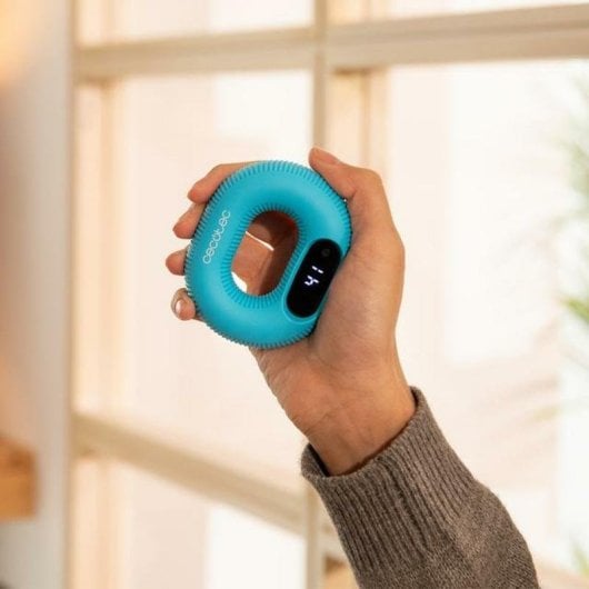 Handgripper Cecotec 07238 LED Zähler 14 kg USB-C Blau