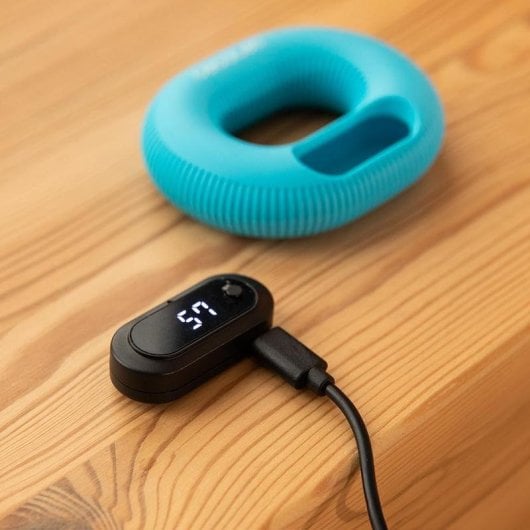 Handgripper Cecotec 07238 LED Zähler 14 kg USB-C Blau