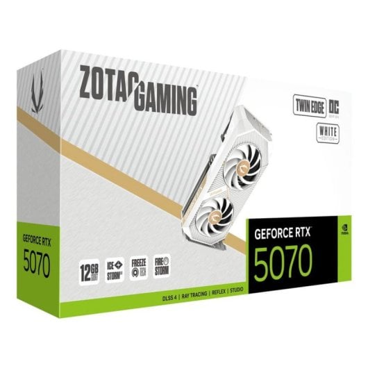 Scheda Grafica Zotac GAMING GeForce RTX 5070 Twin Edge OC 12GB GDDR7 Reflex 2 RTX AI DLSS4