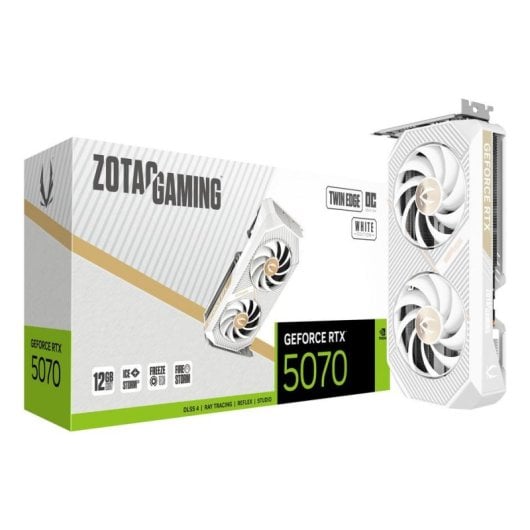 Scheda Grafica Zotac GAMING GeForce RTX 5070 Twin Edge OC 12GB GDDR7 Reflex 2 RTX AI DLSS4