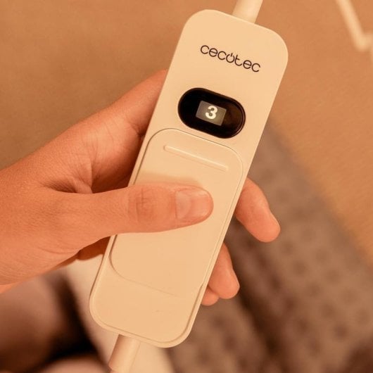 Fußwärmer cálidahome Modell mit 100 W, 3 Heizstufen, waschbar, Abschaltautomatik