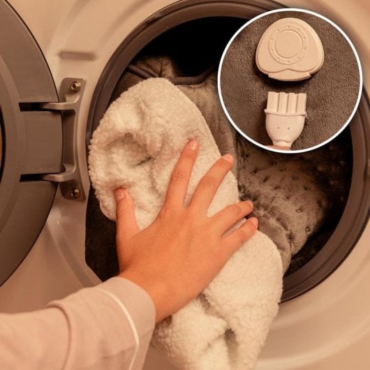 Fußwärmer cálidahome Modell mit 100 W, 3 Heizstufen, waschbar, Abschaltautomatik