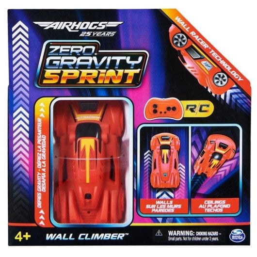 Coche teledirigido Lexibook Air Hogs Zero Gravity Sprint Wall Climber recargable USB para interiores