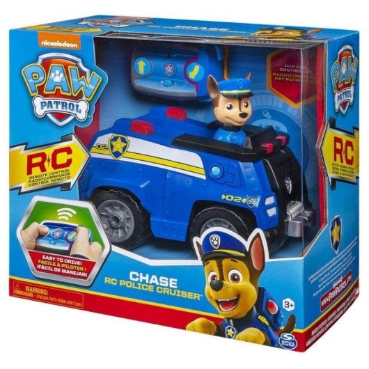 Voiture radiocommandée Paw Patrol Chase 2.4GHz 2 directions 76m enfants