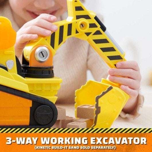 Bulldozer Lexibook Rubble & Crew 6068074 con luces, sonidos y figura articulada