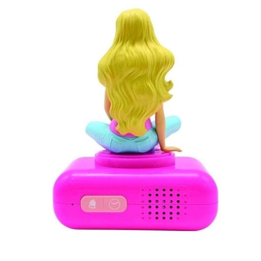 Despertador digital Lexibook Barbie luz nocturna y alarma personalizada