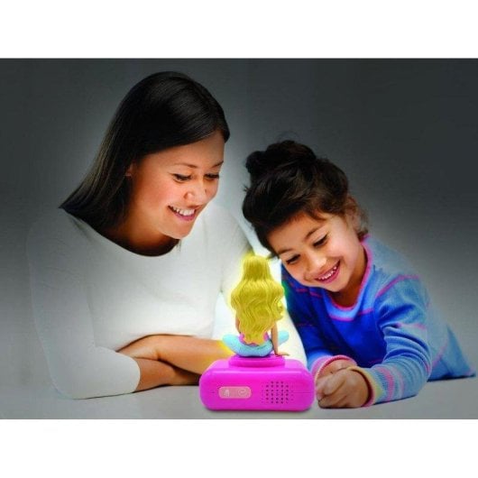 Despertador digital Lexibook Barbie luz nocturna y alarma personalizada
