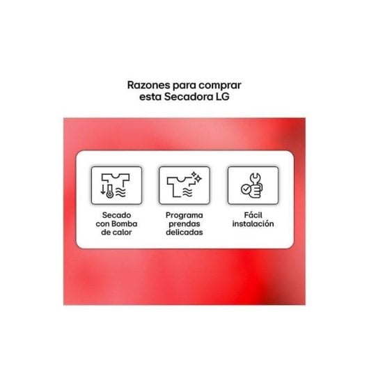 Secadora LG 8kg D RHA1008NDK Silver bomba calor com sensor, luz interior