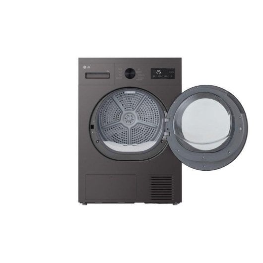 Secadora LG 8kg D RHA1008NDK Silver bomba calor com sensor, luz interior