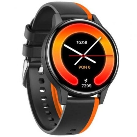 Forever iGo Watch 4 Bluetooth 46mm AMOLED Noir Étanche IP67 Pulsomètre Moniteur de Sommeil
