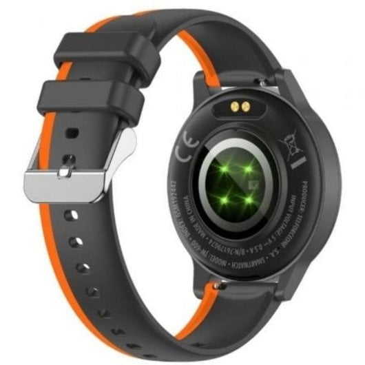 Forever iGo Watch 4 Bluetooth 46mm AMOLED Noir Étanche IP67 Pulsomètre Moniteur de Sommeil