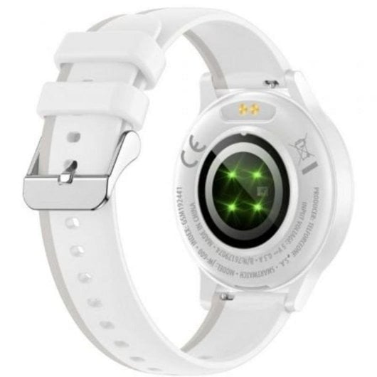 Forever iGo Watch 4 Bluetooth 46mm AMOLED Blanc IP67 Pulsomètre Appels Notifications