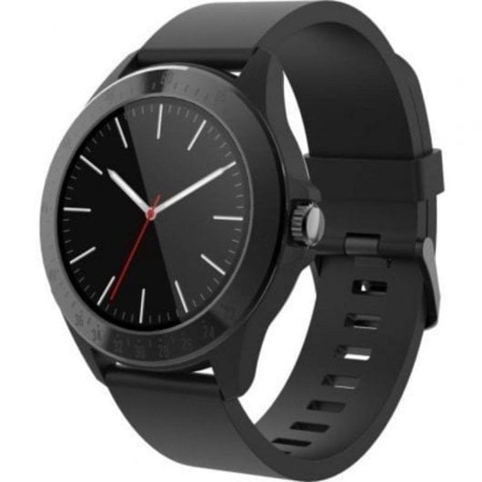 Forever Colorum CW-300 Bluetooth 43mm Écran IPS Noir Étanche IP68 Pulsomètre Sommeil