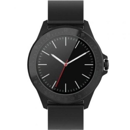 Forever Colorum CW-300 Bluetooth 43mm Écran IPS Noir Étanche IP68 Pulsomètre Sommeil