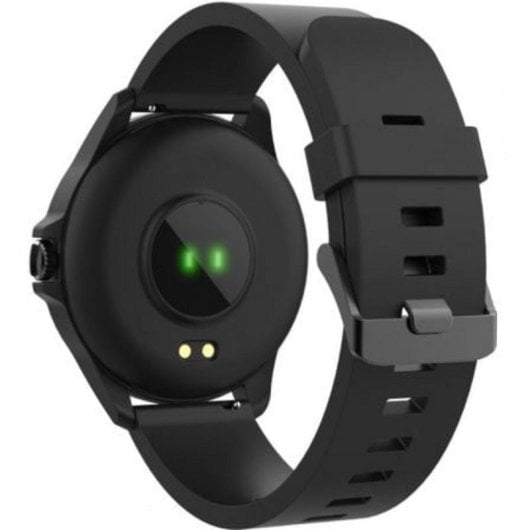 Forever Colorum CW-300 Bluetooth 43mm Écran IPS Noir Étanche IP68 Pulsomètre Sommeil