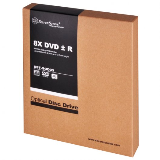 Silvertstone SOD03 Grabadora DVD Slim Interna SATA
