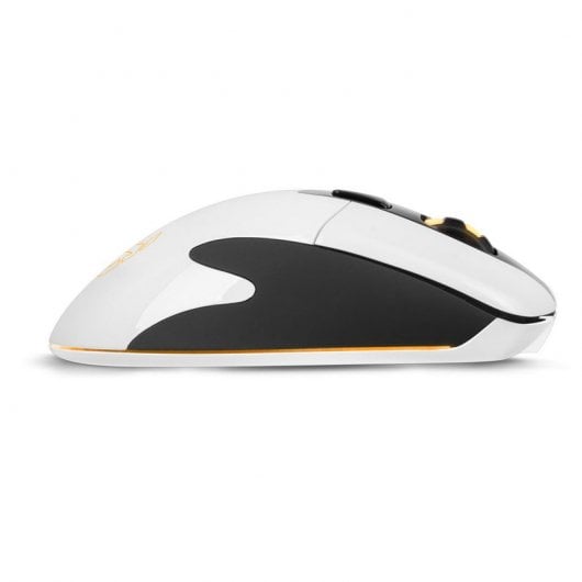 Krom Kadru Ratón Gaming 4000 DPI Blanco