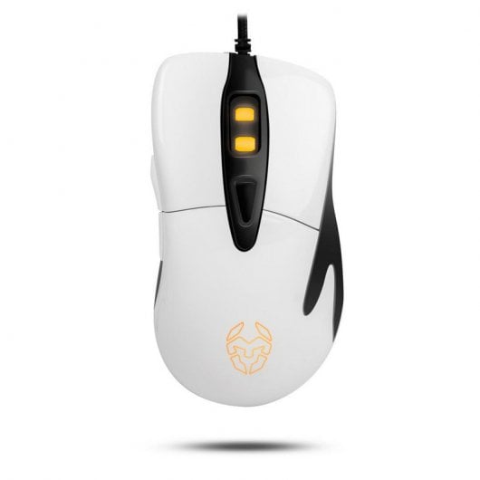 Krom Kadru Ratón Gaming 4000 DPI Blanco