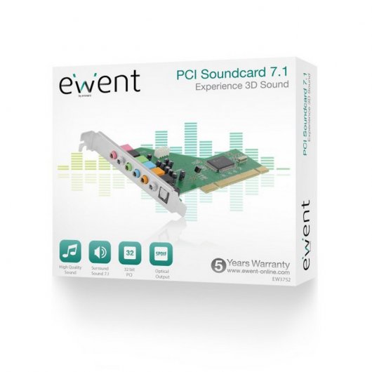 Ewent PCI Sound Card 7.1 PCI rev1
