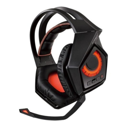 Auricolari ASUS ROG Strix Wireless gaming wireless e cablati, con microfono, nero/arancione