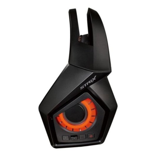 Auricolari ASUS ROG Strix Wireless gaming wireless e cablati, con microfono, nero/arancione