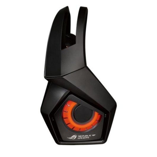 Auricolari ASUS ROG Strix Wireless gaming wireless e cablati, con microfono, nero/arancione