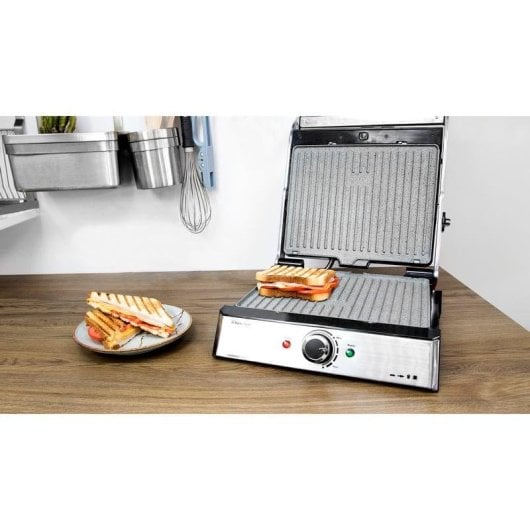 Parrillengrill Cecotec Rock’nGrill Pro 2000W reversible Steinbeschichtung 34 x 23 cm