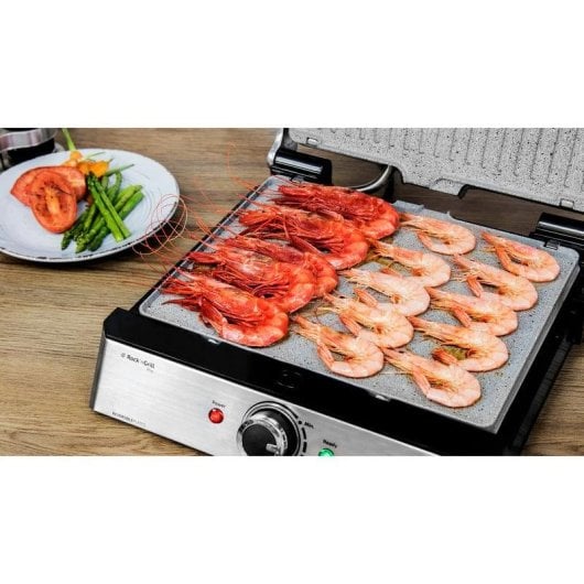 Parrillengrill Cecotec Rock’nGrill Pro 2000W reversible Steinbeschichtung 34 x 23 cm
