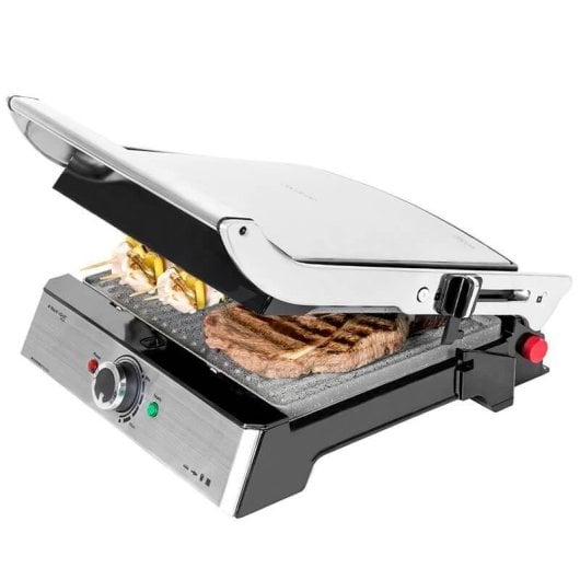 Parrillengrill Cecotec Rock’nGrill Pro 2000W reversible Steinbeschichtung 34 x 23 cm