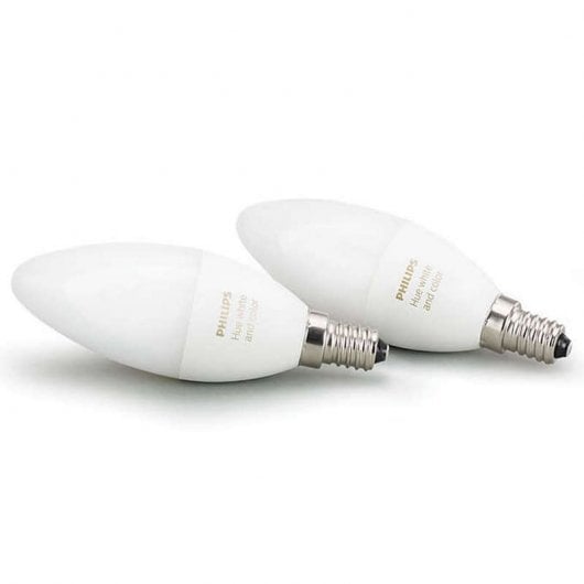 Philips Hue White and Color Ambiance 2 Bombillas Blanco y Color E14