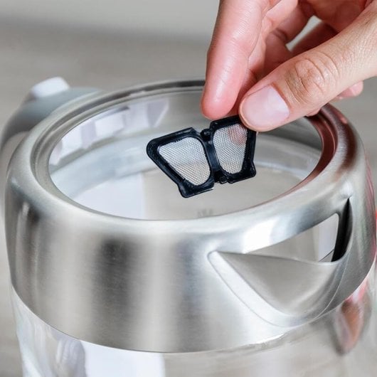 Tetera Elétrica Cecotec ThermoSense 370 Clear Vidro Borossilicato 1,7L 2200W Base 360º