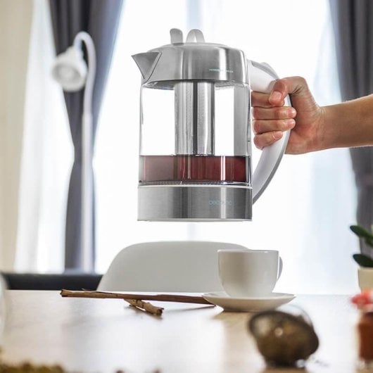 Tetera Elétrica Cecotec ThermoSense 370 Clear Vidro Borossilicato 1,7L 2200W Base 360º