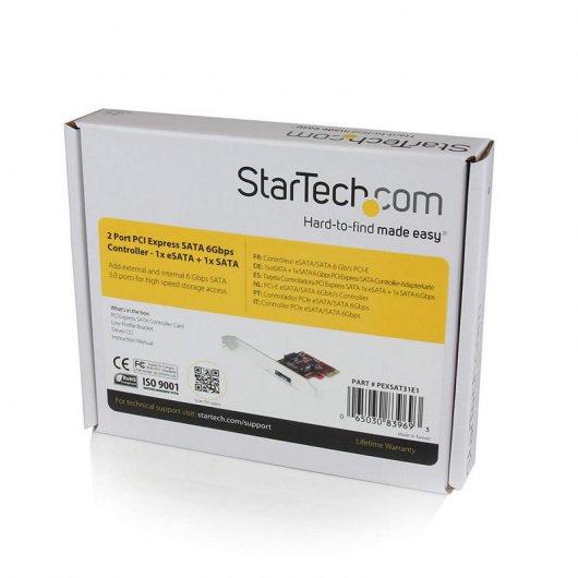 Startech Tarjeta PCI-e SATA/e-SATA