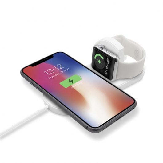 Unotec Cargador de Inducción para Smartphone y Apple Watch