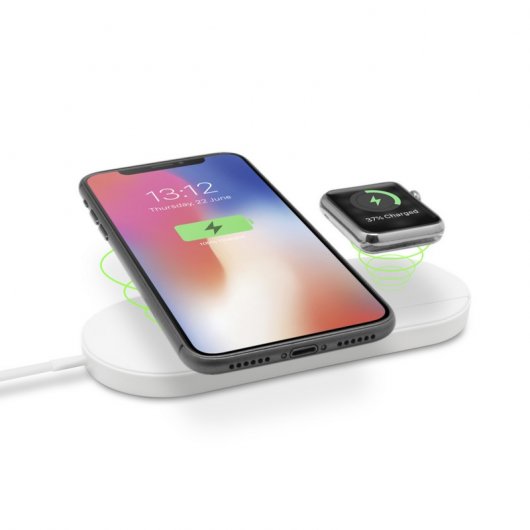 Unotec Cargador de Inducción para Smartphone y Apple Watch