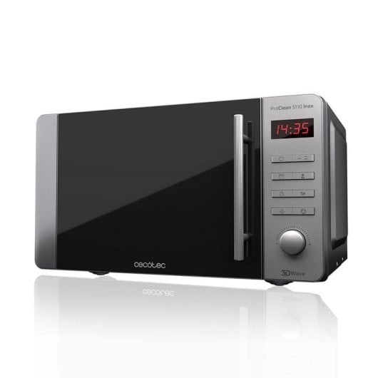 Micro-ondes Cecotec ProClean 5110 Inox 20L 700W avec Grill et 8 Programmes
