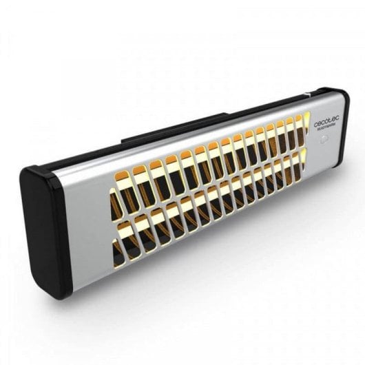 Radiador Elétrico Cecotec Ready Warm 7000 Quartz Bath 1200W parede controlo por corrente proteção IP24