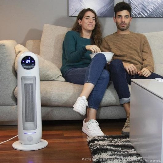 Aquecedor Cecotec Ready Warm 10100 Smart Ceramic 2200W LED Temporizador Remoto