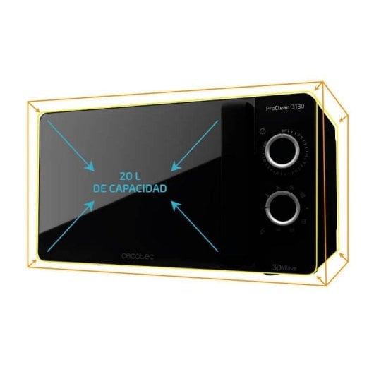 Micro-ondes Cecotec ProClean 3130 20 L 700 W Grill Ready2Clean