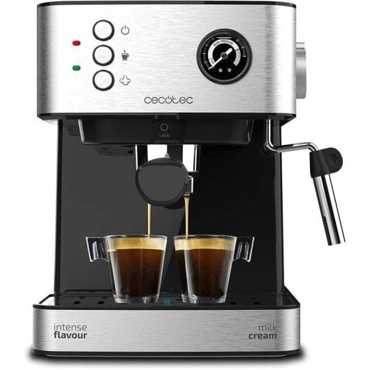 Caffettiera Espresso Cecotec Power Espresso 20 Professionale 1,5L 20 bar con manometro e vaporizzatore